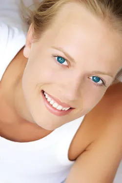 Young woman smiling